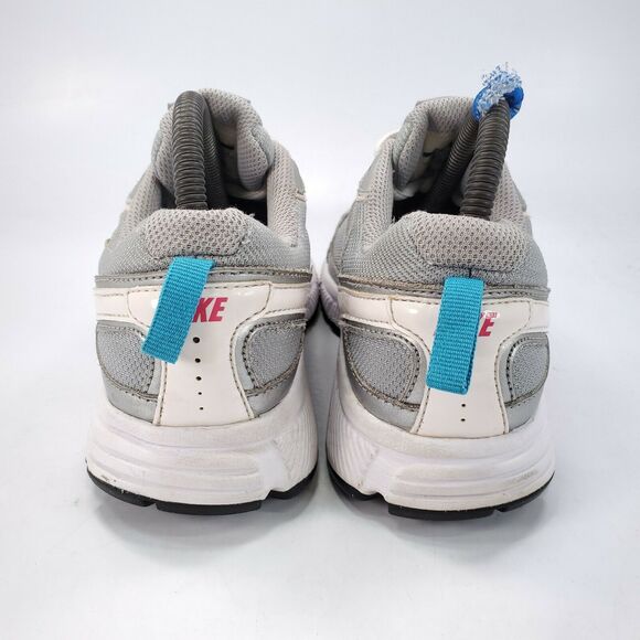 Nike Dart 8 Youth Lace Up Athletic Gym Shoe Girls Size 6 395743-005 Gray Blue - Picture 3 of 9